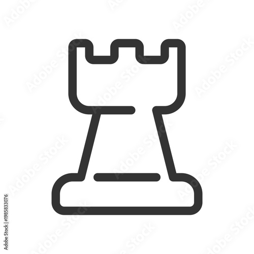 Business strategy pixel perfect linear ui icon. Project management planning. GUI, UX design. Outline isolated user interface element for app and web. Editable stroke. Poppins font used