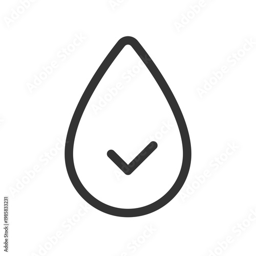 Hydration pixel perfect linear ui icon. Water consumption. Stay hydrated. Healthy lifestyle. GUI, UX design. Outline isolated user interface element for app and web. Editable stroke. Arial font used