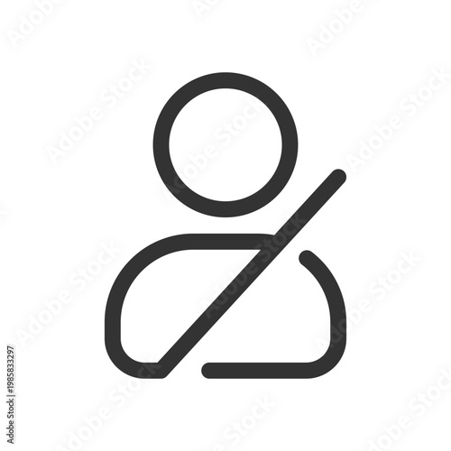 Passenger safety pixel perfect linear ui icon. Use belt to survive car accident. GUI, UX design. Outline isolated user interface element for app and web. Editable stroke. Arial font used