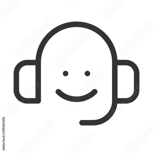 Call center pixel perfect linear ui icon. Selling via phone. Customer support service. GUI, UX design. Outline isolated user interface element for app and web. Editable stroke. Arial font used