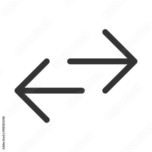 Swap languages pixel perfect linear ui icon. Translator feature. Digital dictionary button. GUI, UX design. Outline isolated user interface element for app and web. Editable stroke. Arial font used