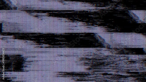 Abstract Digital Glitch Art with CRT Scanlines and Pixelated Data Corruption. Perfect for cyberpunk backgrounds, technology-themed overlays, social media graphics, and modern UI design projects.