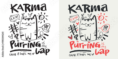 Funny hand drawn doodle lettering quote about  pet lovers. Lettering for t-shirt design, mug print, bag print, clothes fashion. 100% hand drawn vector image.