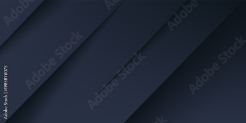 Dark blue abstract minimalist papercut design texture template elegant style background