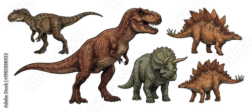 tyrannosaurus rex dinosaur set
