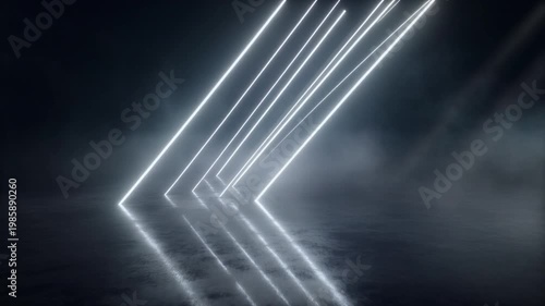 cinematic shot of light and shadow patterns moving slowly across textured concrete wall