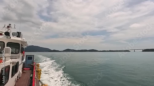 바다, 물가, 연안, 네이처, 대양, 경관, 석양, 여행, 배, 구름, 섬, 태양, 여름