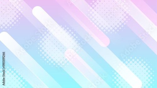 ゆめかわ パステル グラデーション 幾何学 ストライプ 背景 デザイン　