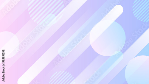 ゆめかわ パステル グラデーション 幾何学 ストライプ 背景 デザイン　水色　紫