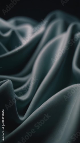 Flowing Fabric Waves Close Detail
