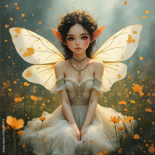 beautiful little meadow fairy diOil