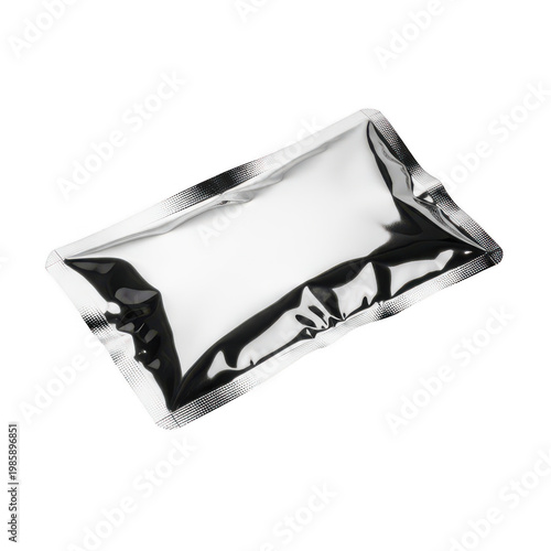 Modern metallic mesh storage tray with a sleek design for organizing small items isolated on white background