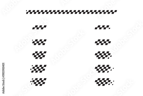racing stripes for car tuning pack, vector stickers for covering car bodies isolated on white background for automotive branding and professional design projects