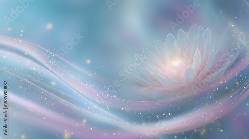 Spiritual Flower Illustration Wallpaper