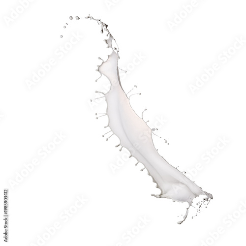 White abstract liquid splash