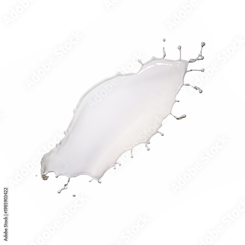 White abstract liquid splash