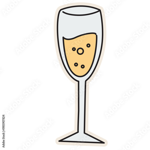 Yellow star shape, retro design element, vintage symbol, colorful illustration, vector icon.