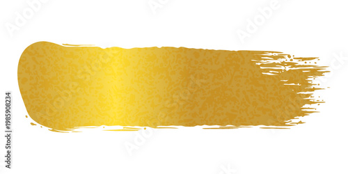 筆で書かれた、金の直線の素材