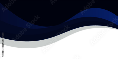 Abstract Blue Fluid Border Background with Modern Corporate Wave Frame Design,suit for banner, web, and presentation