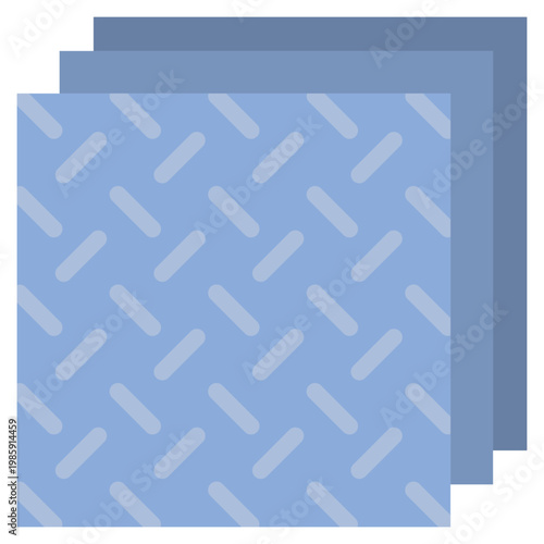 Metal Sheet icon, Flat design style vector illustration