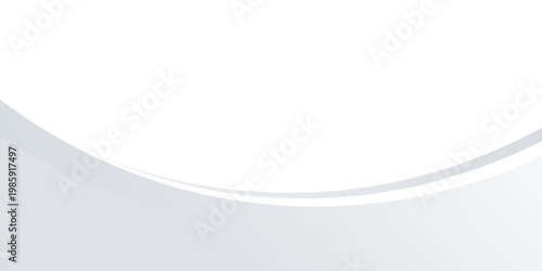 Elegant Abstract Silver Wave Banner - Minimalist Flowing Texture for Modern Website Header and Luxury Branding