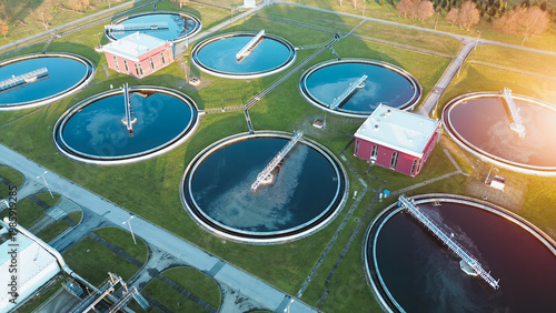 Aerial wastewater plant for sustainable water management
