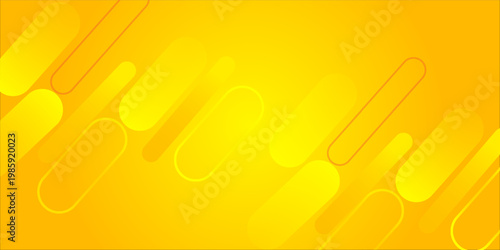 abstract diagonal line and shape in gradient yellow background.