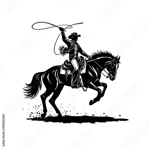 horse rider silhouette