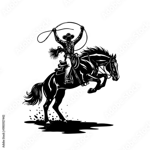 horse rider silhouette