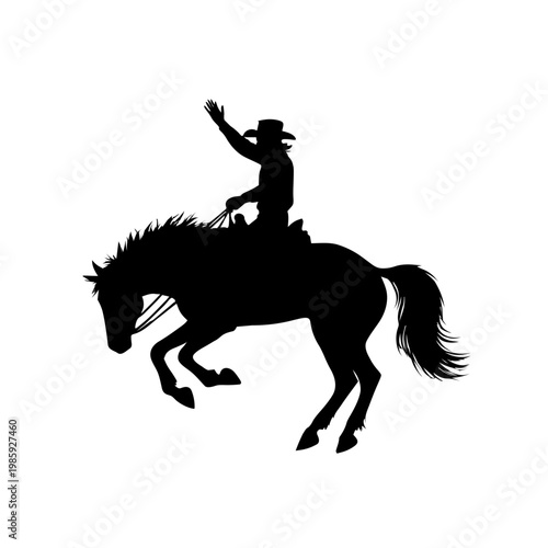 horse and rider silhouette
