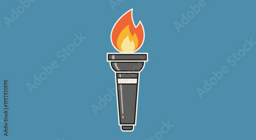 Torch burns brightly on Memorial Day during a Confederate event