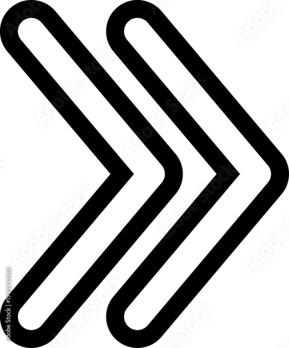 Arrow icon. Sideways set. Swipe or Scroll. UI Design elements for your web, app, presentations, etc. Striped direction.