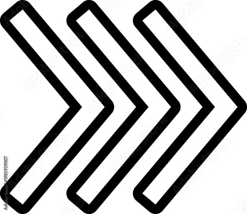 Arrow icon. Sideways set. Swipe or Scroll. UI Design elements for your web, app, presentations, etc. Striped direction.