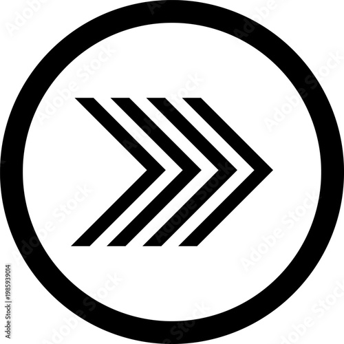 Arrow icon. Sideways set. Swipe or Scroll. UI Design elements for your web, app, presentations, etc. Striped direction.