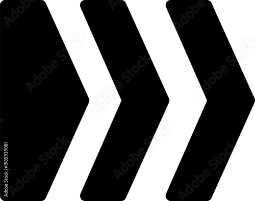 Arrow icon. Sideways set. Swipe or Scroll. UI Design elements for your web, app, presentations, etc. Striped direction.