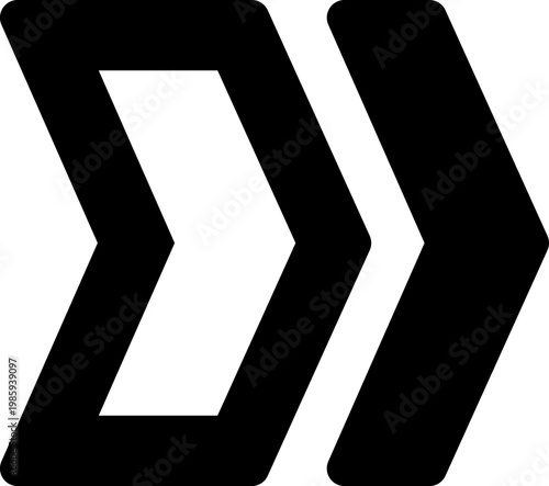 Arrow icon. Sideways set. Swipe or Scroll. UI Design elements for your web, app, presentations, etc. Striped direction.