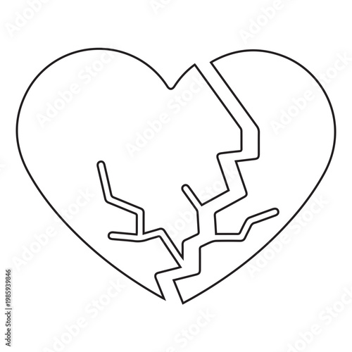 Broken Heart Outline