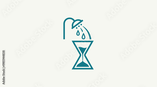 Water Consumption and Time Conservation Concept