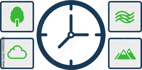 Timeless Environmental Stewardship A Symbolic Representation of Sustainable Practices, Ecological Balance, and Responsible Resource Management for a Greener Future