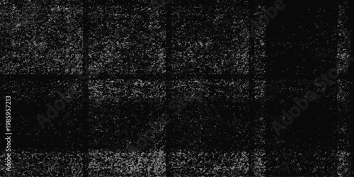 Dark grunge texture background with grid overlay and speckled surface