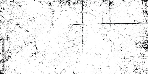 Grungy textured background with chaotic lines scratches and speckles for artistic applications