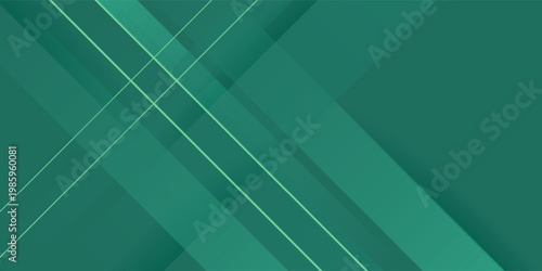 The paper image has a green background with several diagonal lines of varying opacity having a gray gradation. Suitable for businesses, companies, institutions, parties,  best seller