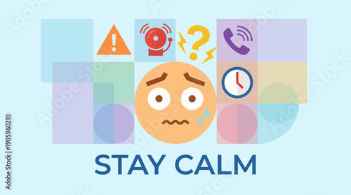 Concerned face with worried expression.