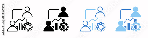 Vendor Management Vector Illustration In Multistyle