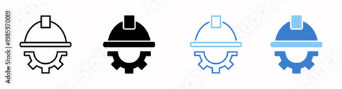 Helmet Vector Illustration In Multistyle