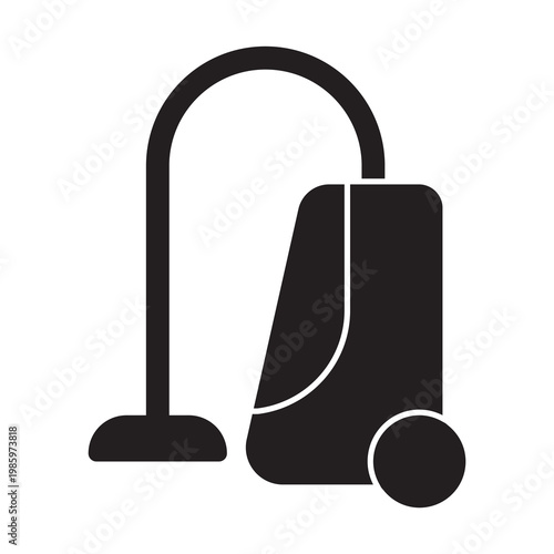 Vacuum Cleaner Glyph Icon