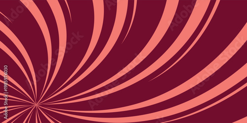 Abstract psychedelic swirl pattern, radial comic burst, or vintage hypnotic vortex design.