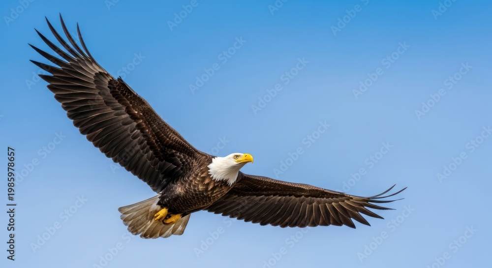 Obraz premium Bald Eagle in Flight.