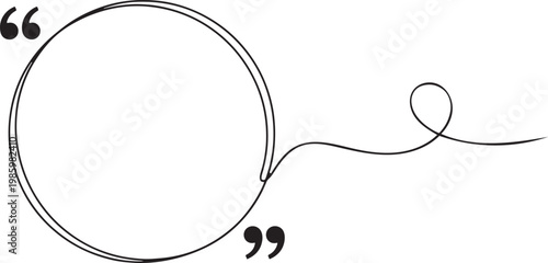 A simple black line drawing of a speech bubble .
