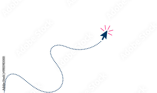 icona, freccia, cursore, mouse, click, cliccare, sito web movimento